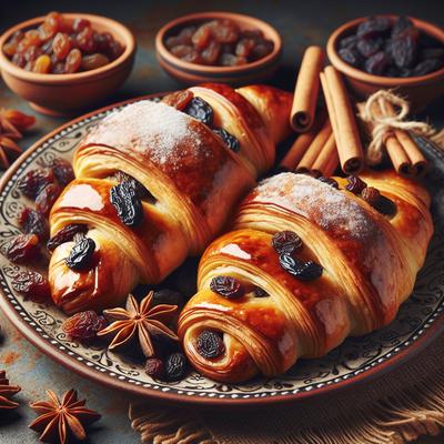 Image of Spicy Raisin Crescents