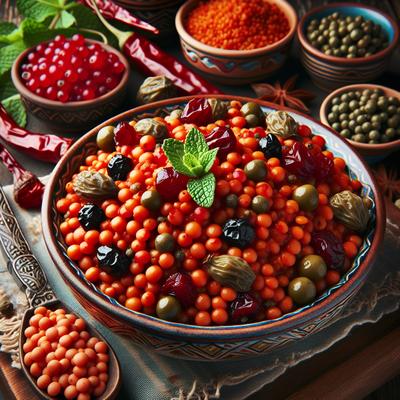 Image of Spicy Red Lentils with Capers and Currants