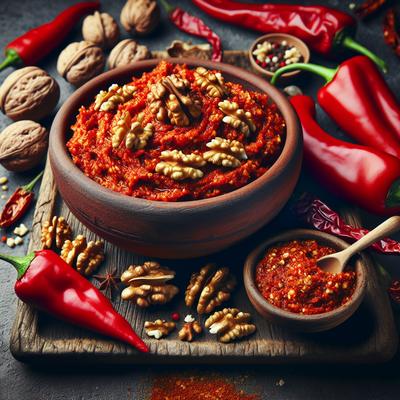 Image of Spicy Red Pepper and Walnut Dip