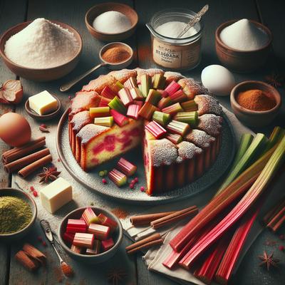 Image of Spicy Rhubarb Cake