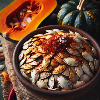 Image of Spicy Roasted Butternut Seeds Pumpkin Seeds