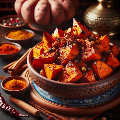 Image of Spicy Roasted Sweet Potatoes