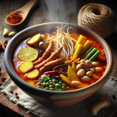 Image of Spicy Roots and Shoots Soup