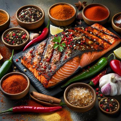 Image of Spicy Rub for Grilled Salmon