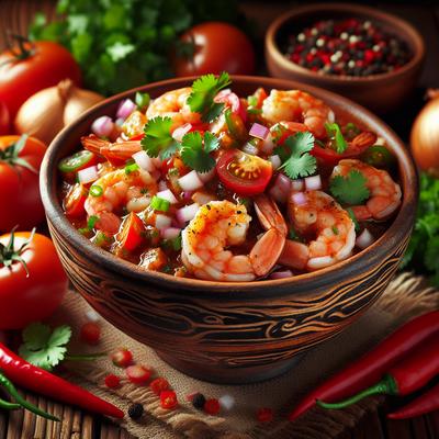 Image of Spicy Salsa Cilantro Shrimp