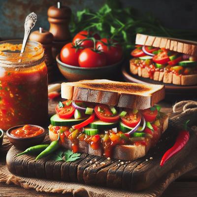Image of Spicy Salsa Sandwiches