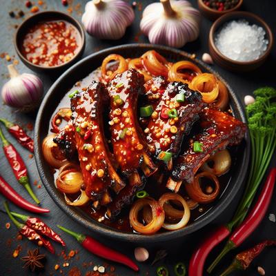 Image of Spicy Saucy Ribs