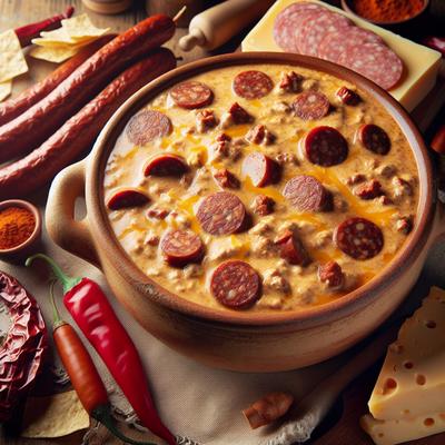 Image of Spicy Sausage Queso