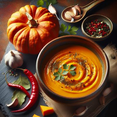 Image of Spicy Savory Pumpkin Soup