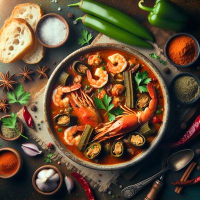 Image of Spicy Seafood Gumbo