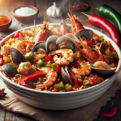 Image of Spicy Seafood Jambalaya