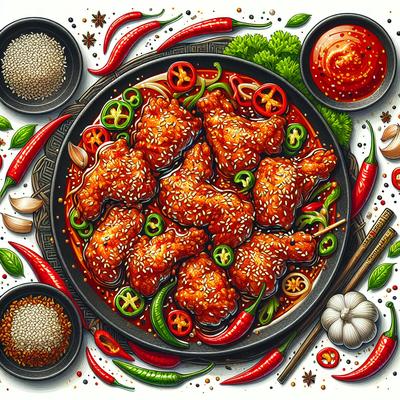 Image of Spicy Sesame Chicken for Two