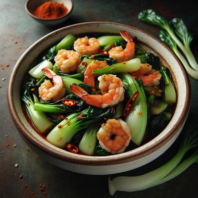 Image of Spicy Shrimp and Bok Choy