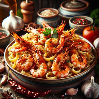 Image of Spicy Shrimp and Pasta