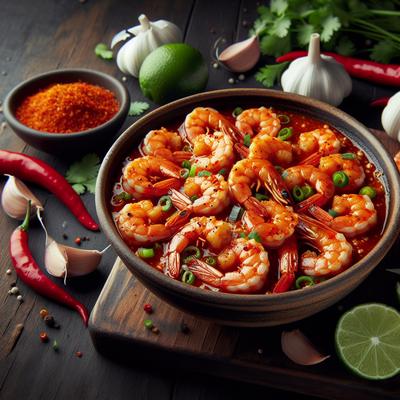 Image of Spicy Shrimp in Chile Sauce