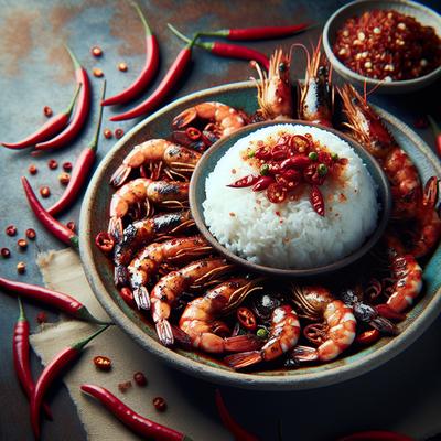 Image of Spicy Shrimp with Rice