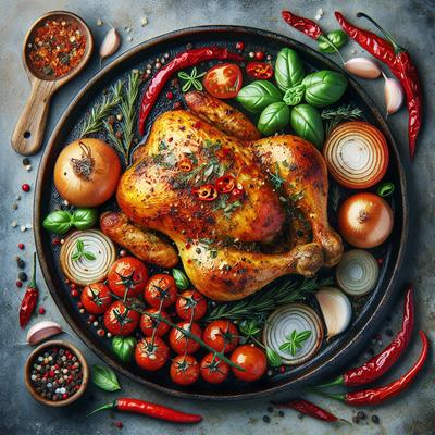 Image of Spicy Sicilian Baked Chicken