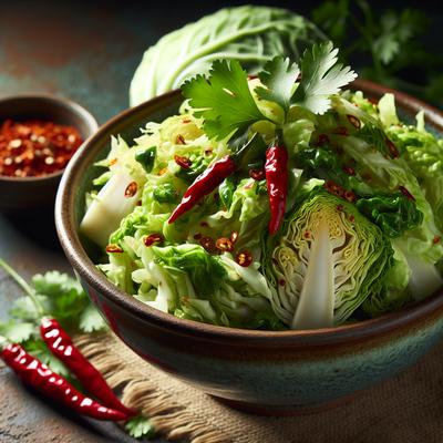 Image of Spicy Simple Cabbage Salad