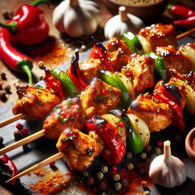 Image of Spicy Skewered Chicken