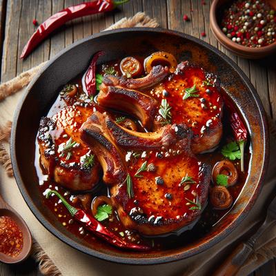 Image of Spicy Skillet Pork Chops