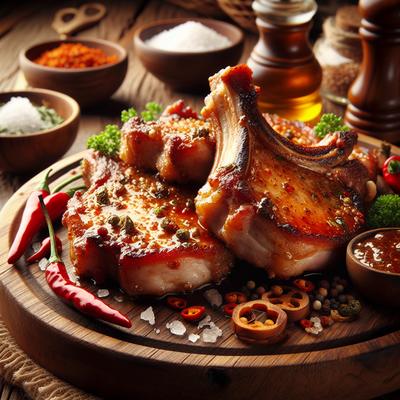 Image of Spicy Snax Pork Chops