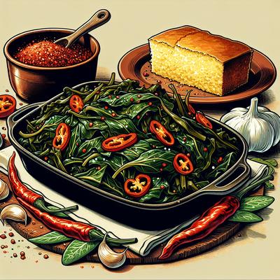 Image of Spicy Southern Collard Greens