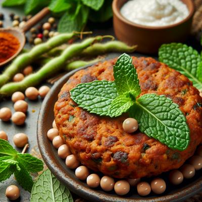 Image of Spicy Soybean Patties with Mint