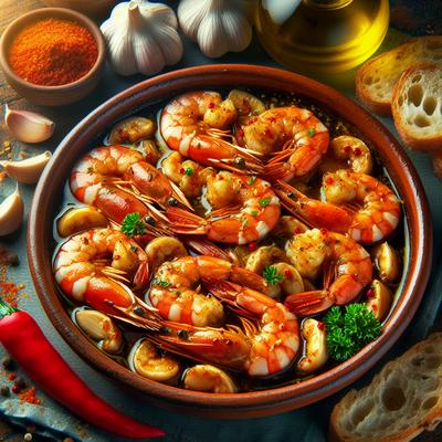 Image of Spicy Spanish Garlic Shrimp