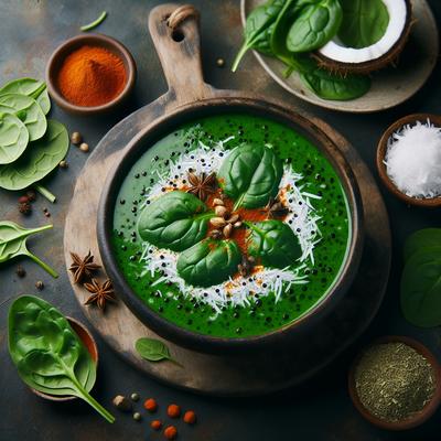Image of Spicy Spinach and Coconut Soup