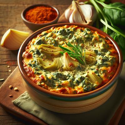 Image of Spicy Spinach Artichoke Dip