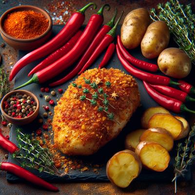 Image of Spicy Spud Crusted Chicken