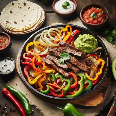 Image of Spicy Steak Fajitas Mexico