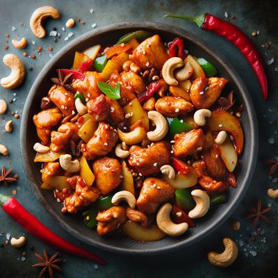 Image of Spicy Stir Fried Chicken with Cashews
