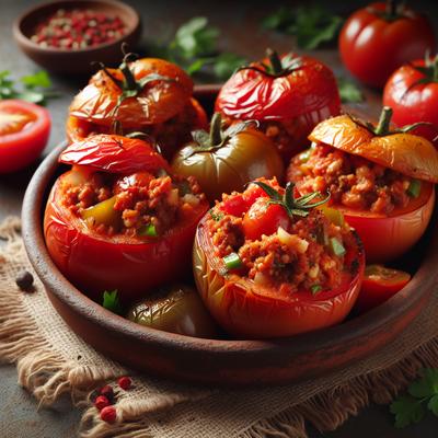 Image of Spicy Stuffed Tomatoes