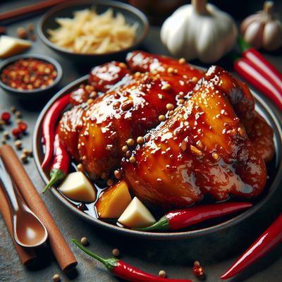 Image of Spicy Sweet Chicken Marinated with Soy Sauce