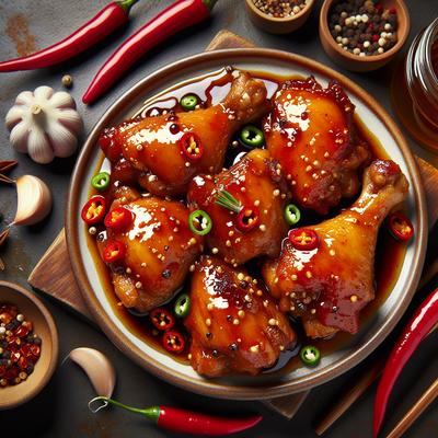 Image of Spicy Sweet Chicken Thighs