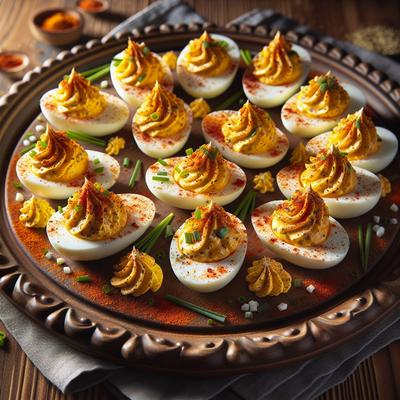 Image of Spicy Sweet Deviled Eggs