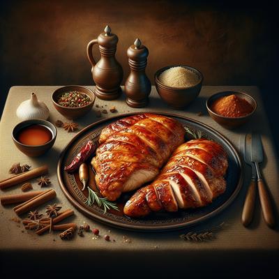 Image of Spicy Sweet Glazed Chicken Breasts