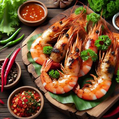 Image of Spicy Sweet Grilled Shrimp