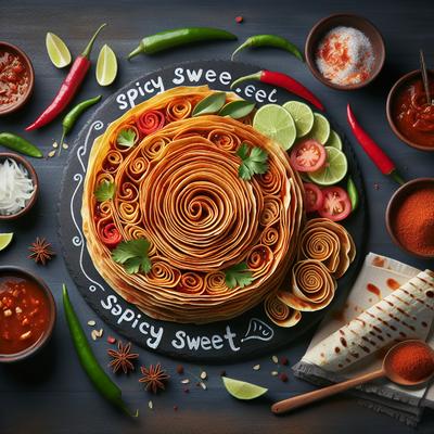 Image of Spicy Sweet Tortilla Spirals