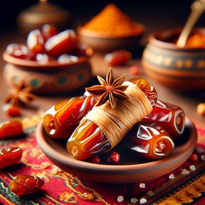 Image of Spicy Sweet Wrapped Dates