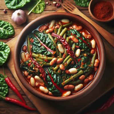 Image of Spicy Swiss Chard Beans