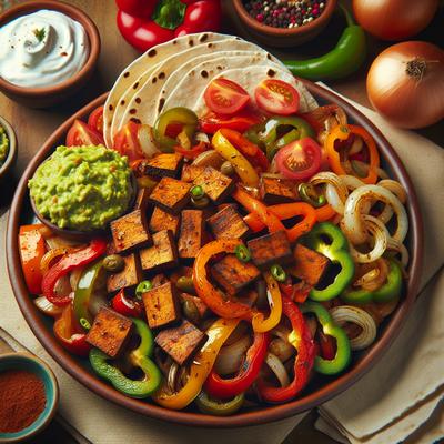 Image of Spicy Tempeh Fajitas