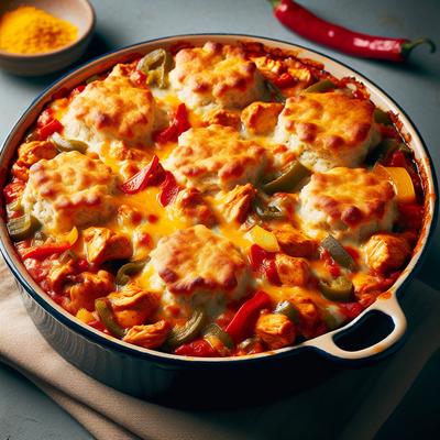 Image of Spicy Tex Mex Chicken Cobbler