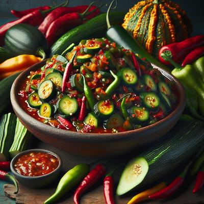 Image of Spicy Texas Cucuzza Pepper Relish