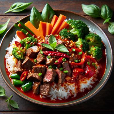 Image of Spicy Thai Beef Rice