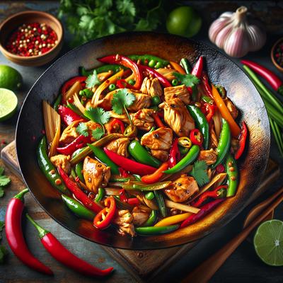 Image of Spicy Thai Chicken Stir Fry