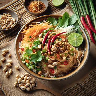 Image of Spicy Thai Noodle Salad