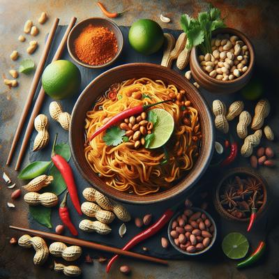Image of Spicy Thai Peanut Noodles