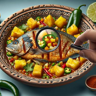 Image of Spicy Tilapia W Pineapple Jalapeno Pepper Relish